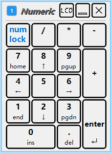 屏幕小键盘ScreenKeyboard[zgcc]_v1.16和v1.05 虚拟键盘工具 支持触摸屏和无键盘场景  截图