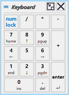 屏幕小键盘ScreenKeyboard[zgcc]_v1.16和v1.05 虚拟键盘工具 支持触摸屏和无键盘场景  截图