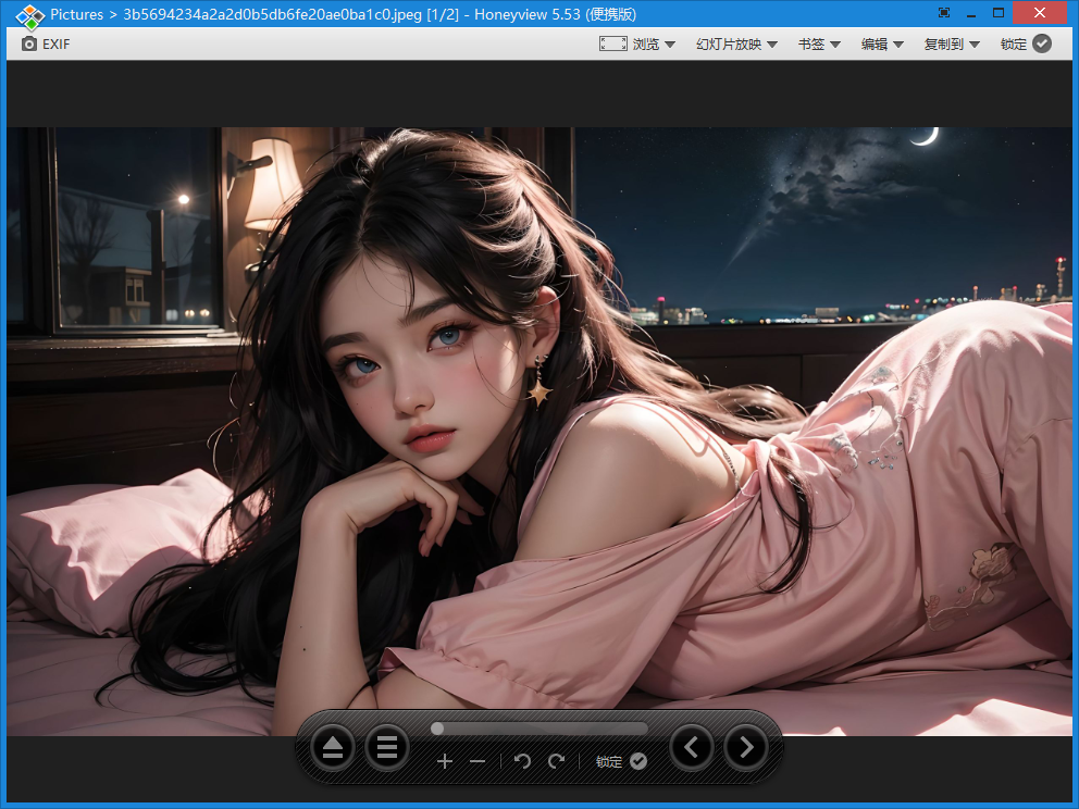 Honeyview(蜂蜜浏览器)v5.53.0 极速图像查看器 中文绿色版  截图