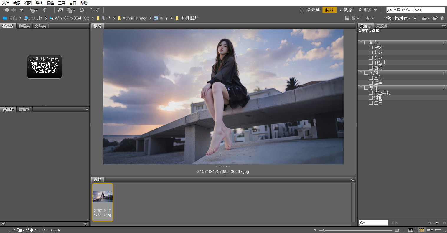 Adobe Bridge 2026(简称Bridge)v16.0专业数字资产管理软件支持元数据编辑批处理云端协作及创意资源集中管理
