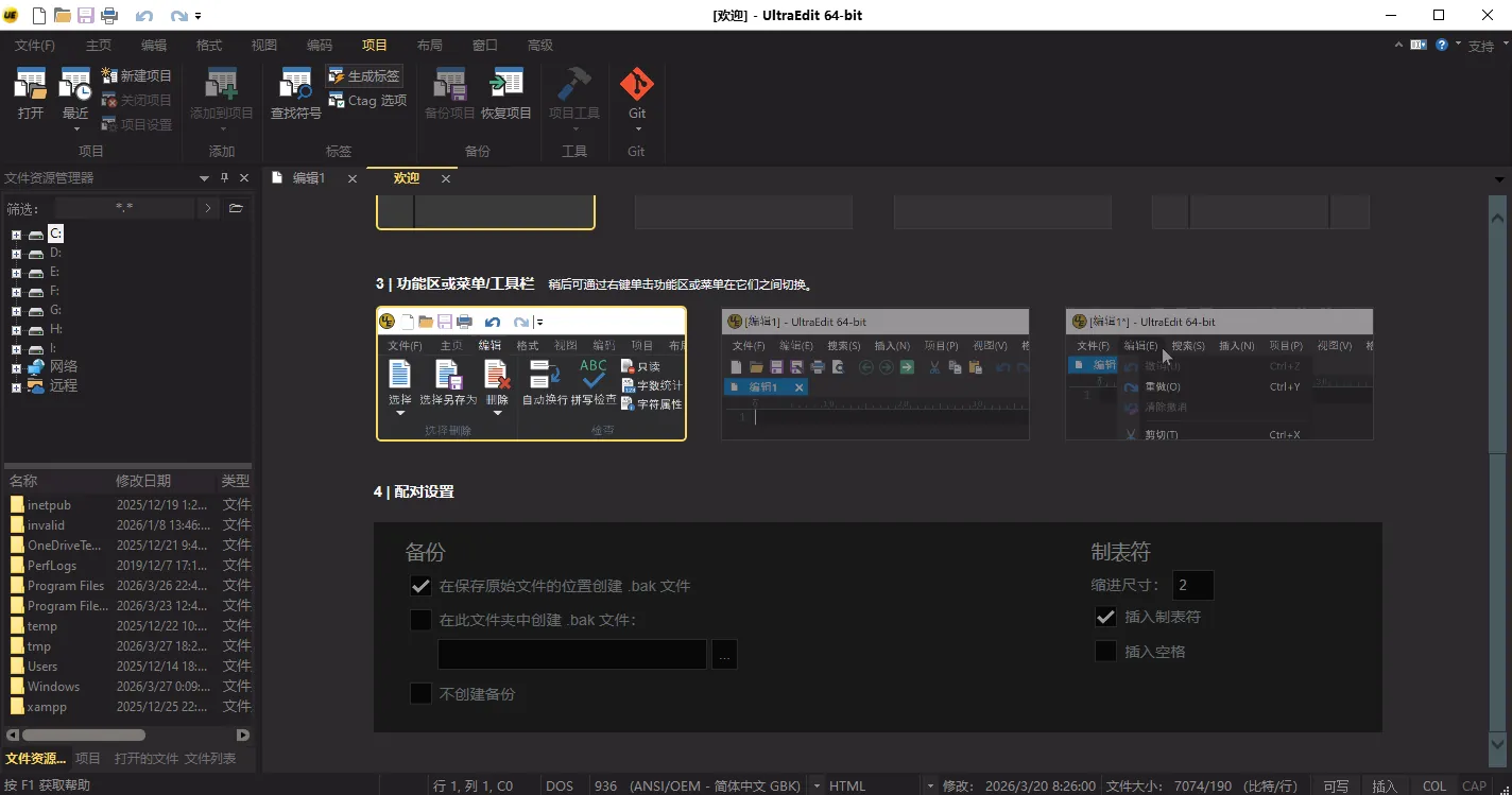 IDM UltraEdit v25.2.0.21绿色版 - 集文本编辑与代码调试的开发工具