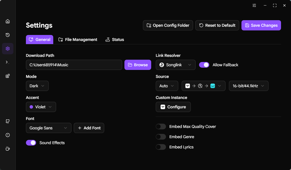 SpotiFLAC v7.1.6 便携版 高品质Spotify无损音乐下载神器 截图