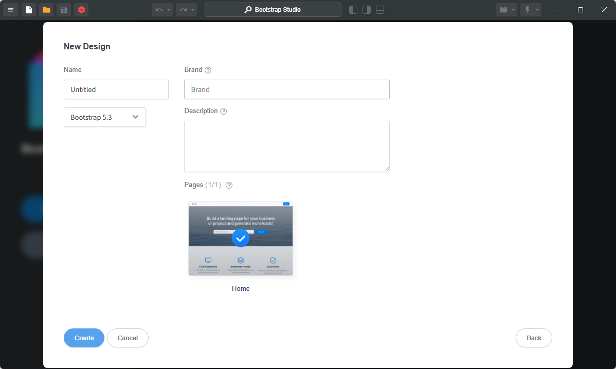 Bootstrap Studio v8.0.1 直装破解版 专业响应式网页设计神器 截图