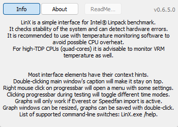 LinX v0.6.5.0 绿色便携版 极致严苛的 CPU 超频压力测试与浮点跑分神器 截图