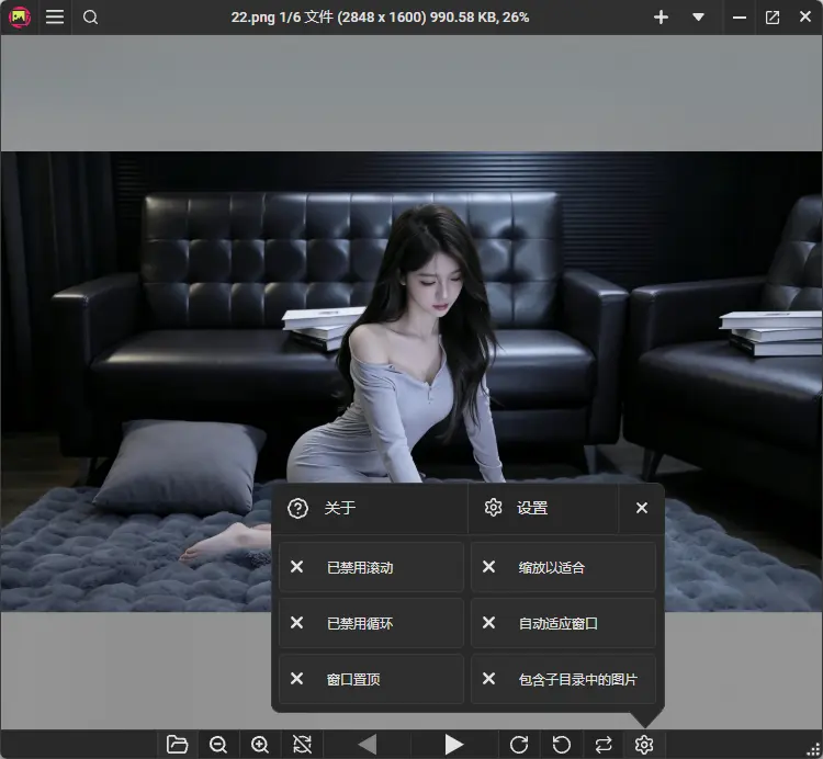 PicView v5.0.6 多语便携版 - 兼具极速看图与色彩增强的开源图片浏览器 截图