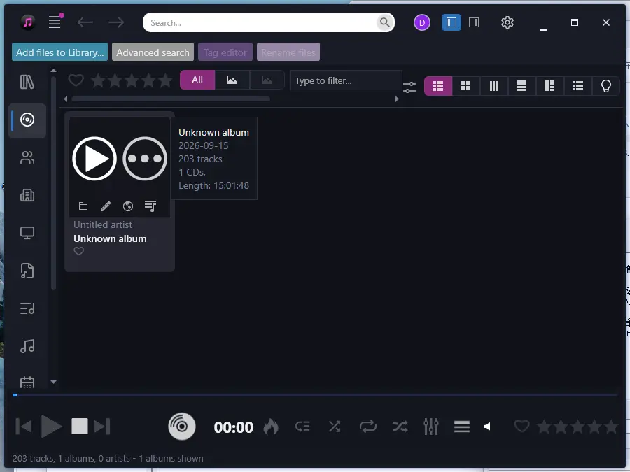 Helium Music Manager Premium v18.1.834.0 多语便携版 - 十万级本地无损音乐库管理标签刮削与私人串流利器【发烧友必备】 真实测试截图