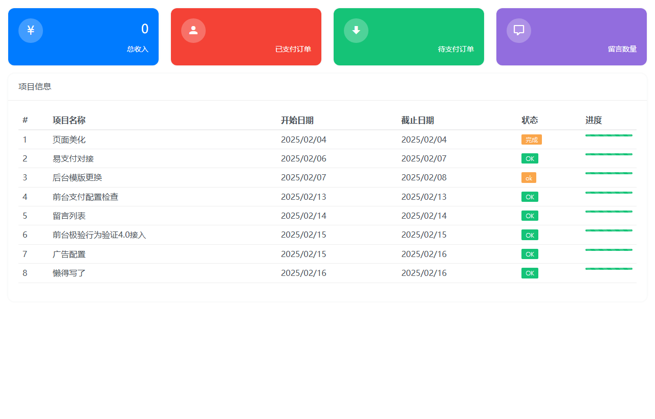 《创作者赞赏系统 v1.3.3》管理后台控制中心实测截图